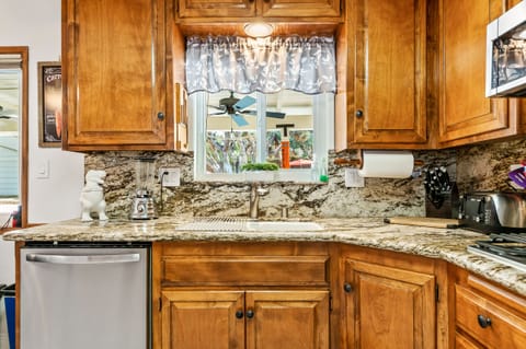 Enjoy the perfect view while doing dishes in our kitchen!