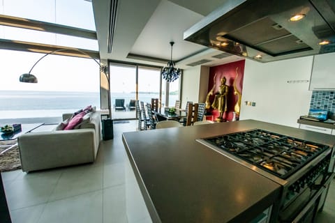 Kitchen Island with Ocean View