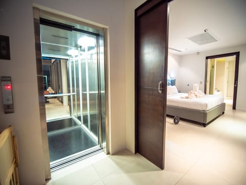 Elevator in the villa