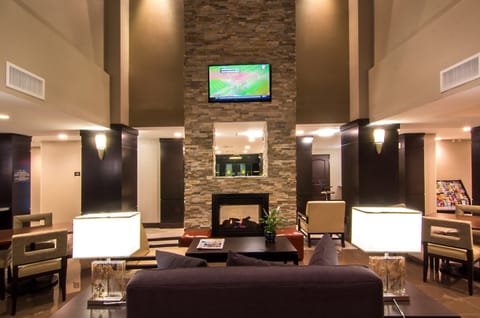 The welcoming lobby provides a lounge area for guests to relax.