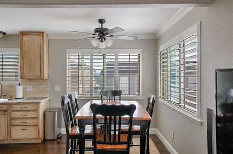 Upstairs dining area