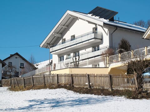Sky, Window, Property, Building, Fence, Plant, House, Snow, Wood, Cottage