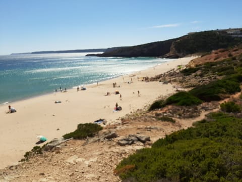 Beach nearby, sun loungers