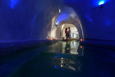 Indoor pool, a heated pool