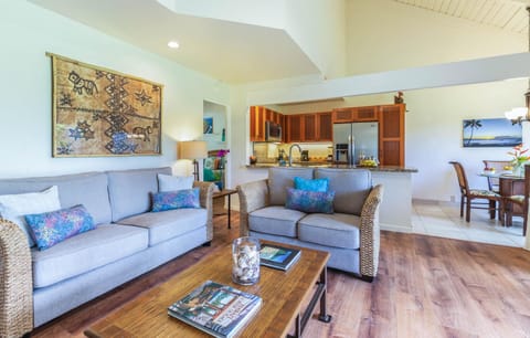 Comfortable seating in the living room area.