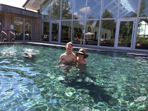 Indoor pool, outdoor pool