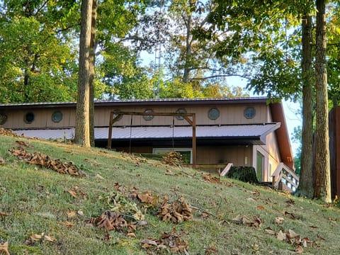 Cabin view from the Lake