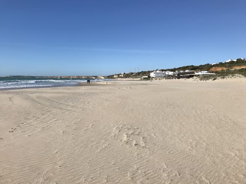 On the beach