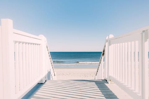 On the beach, beach towels