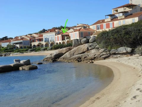 Beach nearby, sun loungers