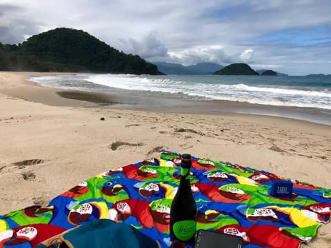 Beach nearby, sun loungers