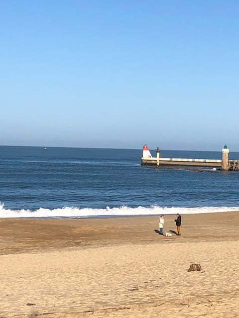 On the beach