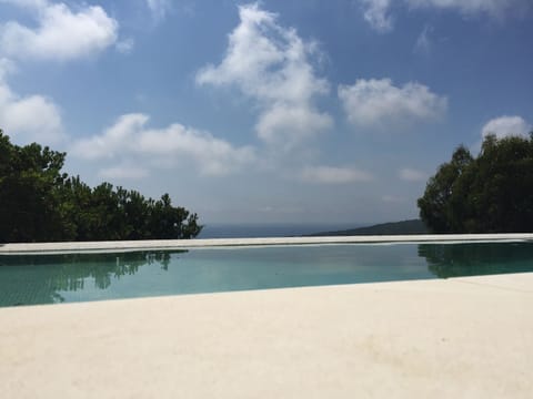 Outdoor pool, an infinity pool