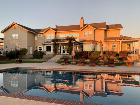 Saltwater Heated Pool-Sunset Reflection
