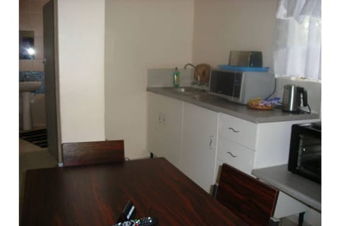 Fridge, dining tables