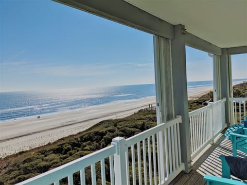 Breathtaking expansive Ocean Front view sitting from your top story private deck