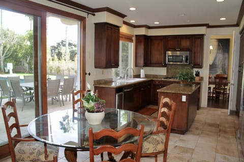 Kitchen and dining area
