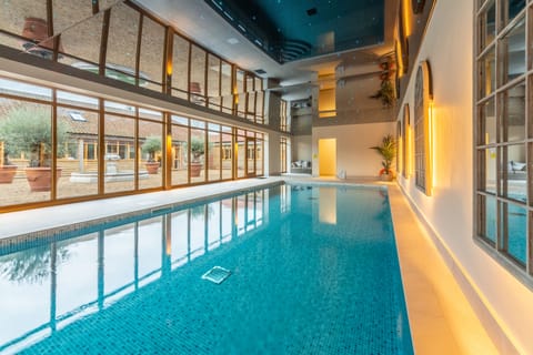 Indoor pool, a heated pool