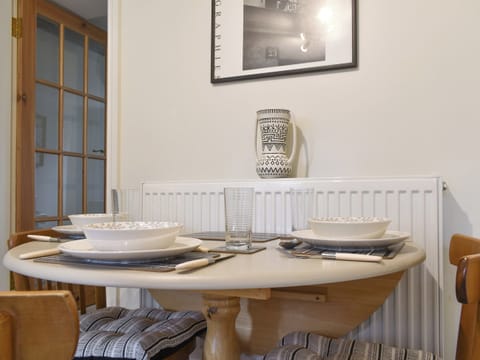 Intimate dining area within the kitchen | Millys Nook, St Austell
