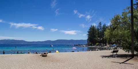 Sun loungers, beach towels