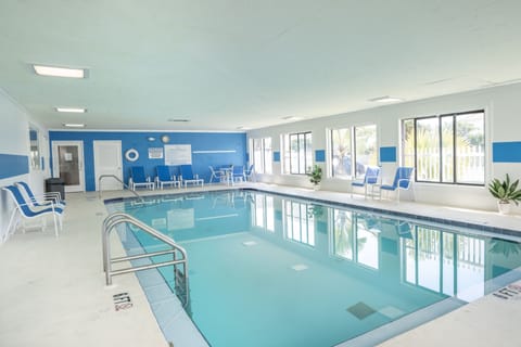 Indoor pool, a heated pool