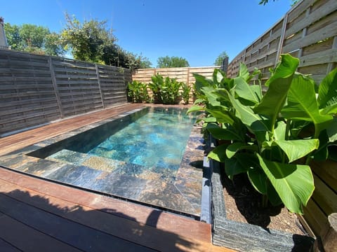 Outdoor pool, an infinity pool