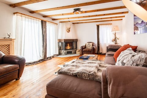 Living with balcony which received full sun all day .