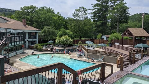 Indoor pool, outdoor pool