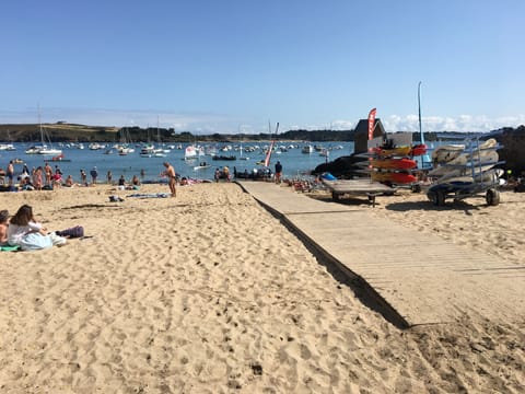 On the beach