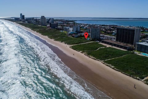 Prime beach front building location with private beach access