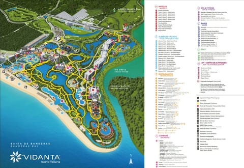 Nuevo Vallarta resort map