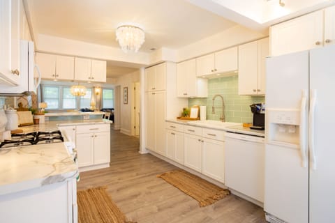 Large fully equipped kitchen