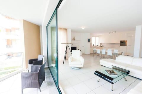 View from terrace to living area