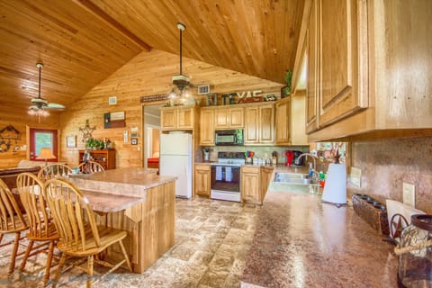 Beautiful kitchen stocked with everything you'll need to feel right at home.