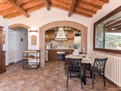 Furniture, Interior Design, Wood, Flooring, Ceiling, Floor, Table, Kitchen, Chair, Home