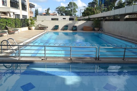 Indoor pool, outdoor pool