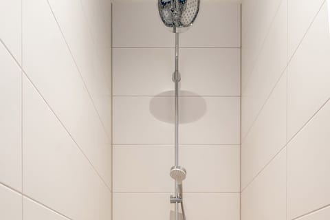 Shower, jetted tub