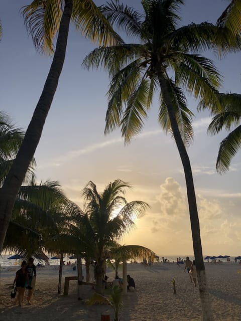 On the beach