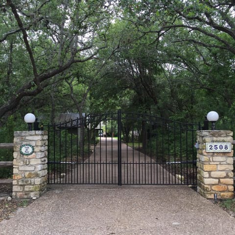 Gated Entrance to Apartment property