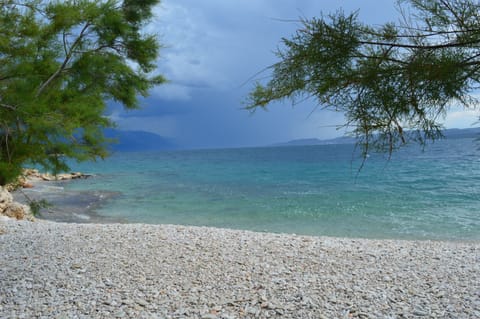 On the beach