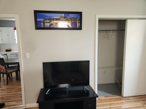 Smart TV  in 2nd bedroom. no one is hogging the TV in this unit.