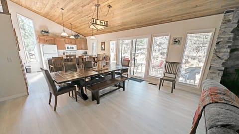 Left - Dining and Kitchen Right - Living