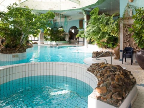 Indoor pool, a heated pool