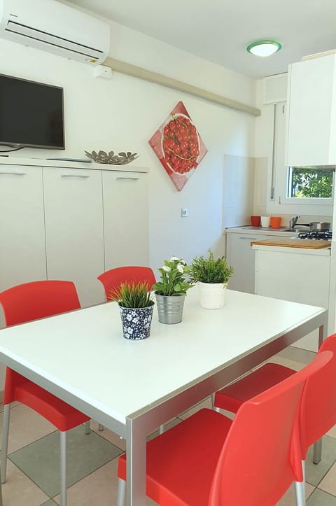 Table, Furniture, Property, Plant, Green, Interior Design, Orange, Flooring, Houseplant, Building