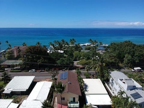 Just across the street from the ocean, 99 steps (Far right house)