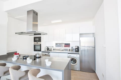 Modern kitchen equipped with all appliances