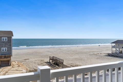 Beach nearby, sun loungers