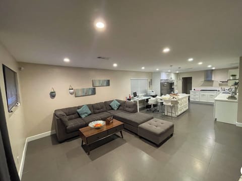 Living room and kitchen 