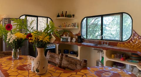 Ecological house biased the river, with a beautiful view of the canion, House in State of Puebla