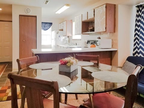 Dining area is located just off the Kitchen.